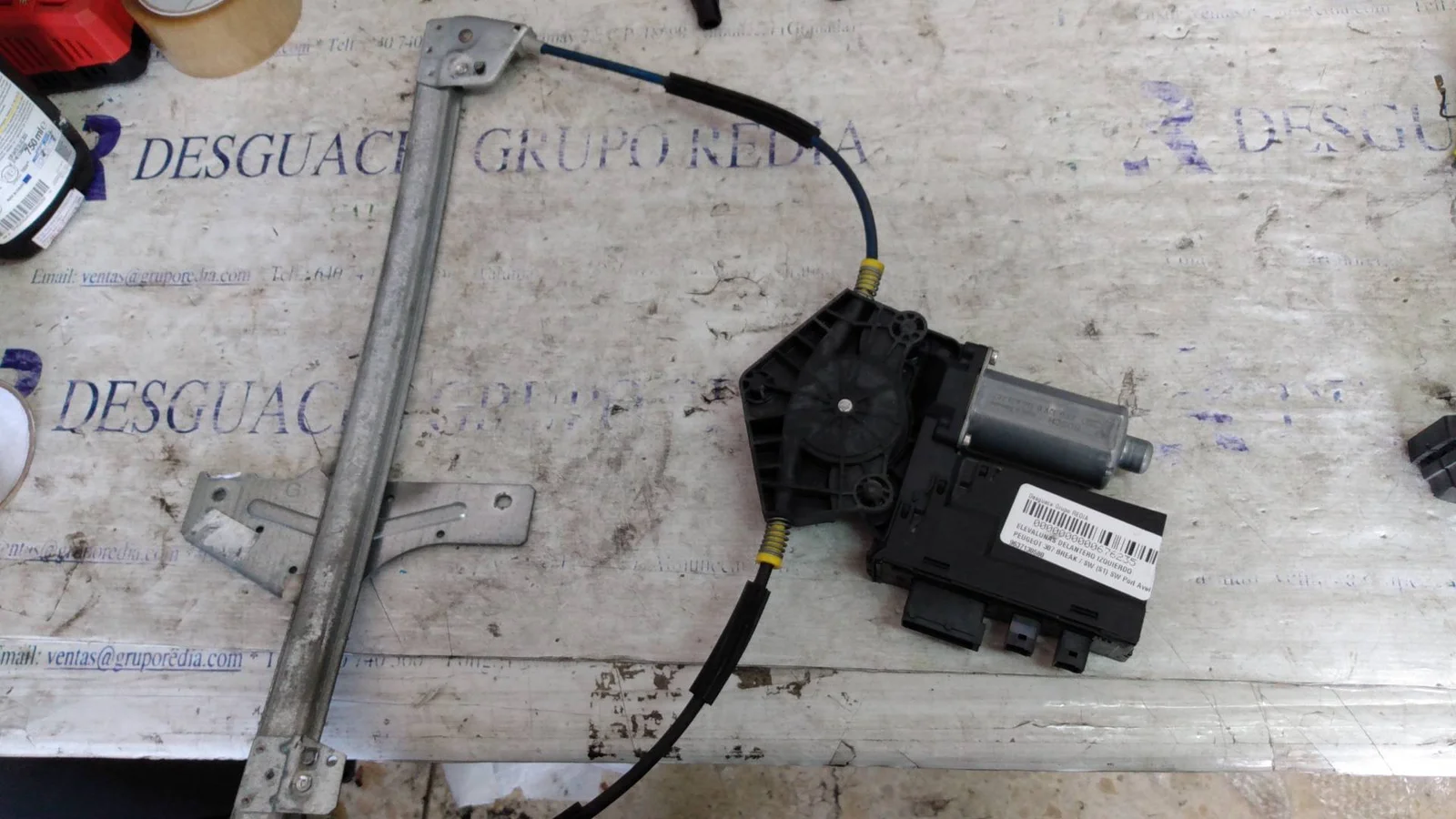 Foto de ELEVALUNAS DELANTERO IZQUIERDO PEUGEOT 307 BREAK / SW (S1)(04.2002) referencia 9637130580