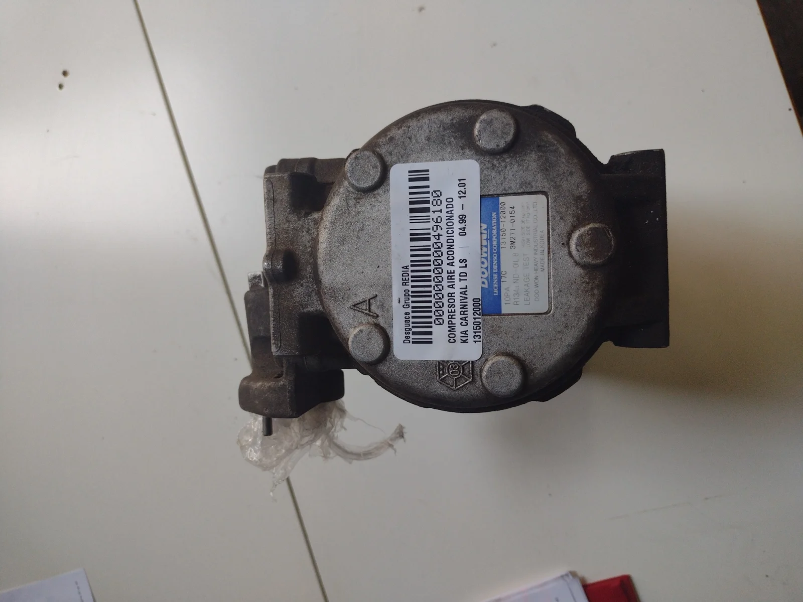 Foto de COMPRESOR AIRE ACONDICIONADO KIA CARNIVAL referencia 1315012000