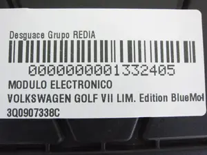 Foto de MODULO ELECTRONICO VOLKSWAGEN GOLF VII BERLINA (BQ1/BE2) 1.6 TDI (116 CV / 85 KW) referencia 3Q0907338C foto 7