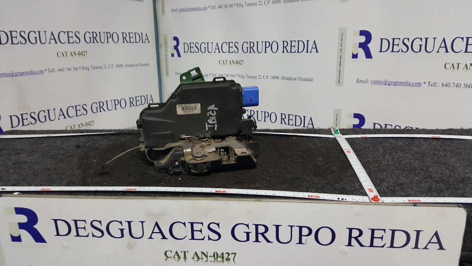 Foto de CERRADURA PUERTA DELANTERA DERECHA VOLKSWAGEN POLO IV (9N1) referencia 16BQ 3B1837016 BQ