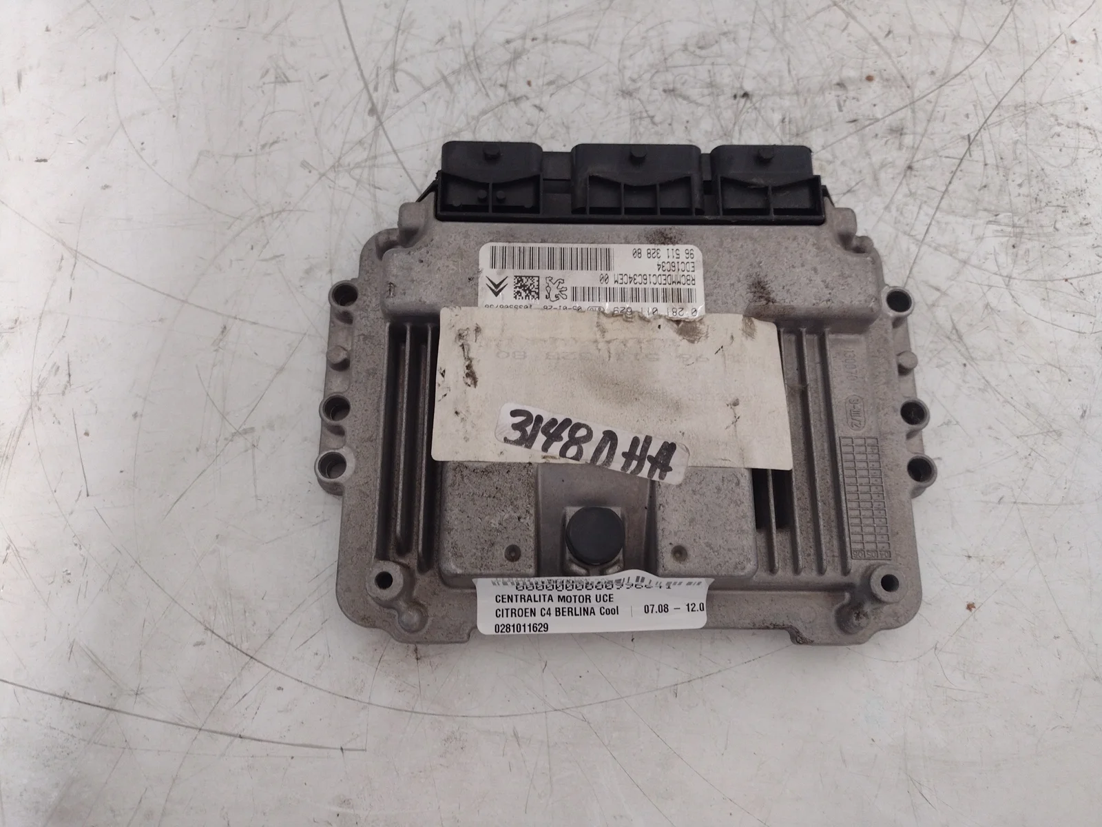 Foto de CENTRALITA MOTOR UCE CITROEN C4 BERLINA referencia 0281011629