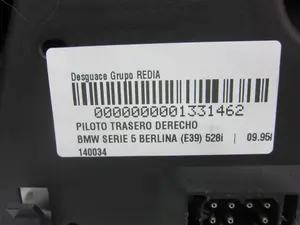 Foto de PILOTO TRASERO DERECHO BMW SERIE 5 BERLINA (E39) 2.8 24V CAT (193 CV / 142 KW) referencia 140034 foto 7