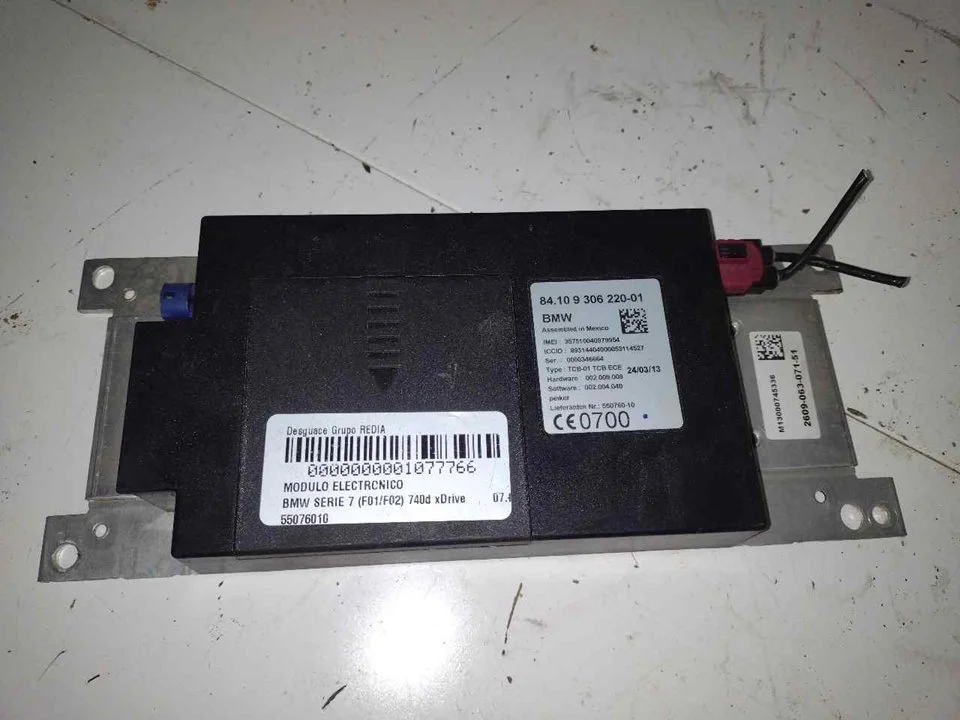 Foto de MODULO ELECTRONICO BMW SERIE 7 (F01/F02) 3.0 Turbodiesel (313 CV / 230 KW) referencia 55076010