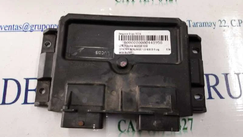 Foto de CENTRALITA MOTOR UCE CITROEN BERLINGO 1.9 Diesel (68 CV / 50 KW) referencia 9650359580