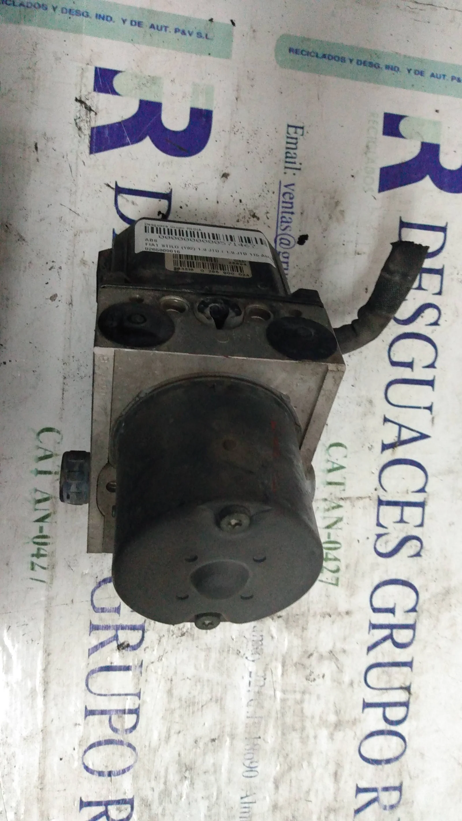 Foto de ABS FIAT STILO (192) 1.9 JTD CAT (116 CV / 85 KW) referencia 0265800016