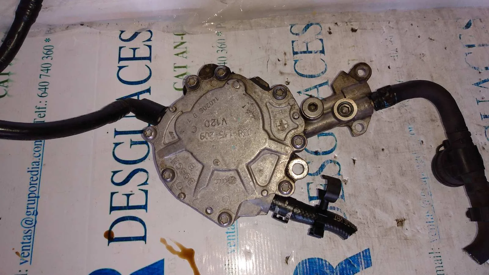 Foto de DEPRESOR FRENO / BOMBA VACIO VOLKSWAGEN POLO IV (9N3) referencia 038145209C