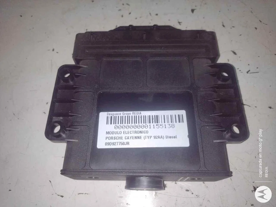 Foto de MODULO ELECTRONICO PORSCHE CAYENNE (TIPO 92A) 3.0 V6 TDI CAT (239 CV / 176 KW) referencia 09D927750JR