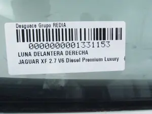 Foto de LUNA DELANTERA DERECHA JAGUAR XF 2.7 V6 Diesel CAT (207 CV / 152 KW) foto 3