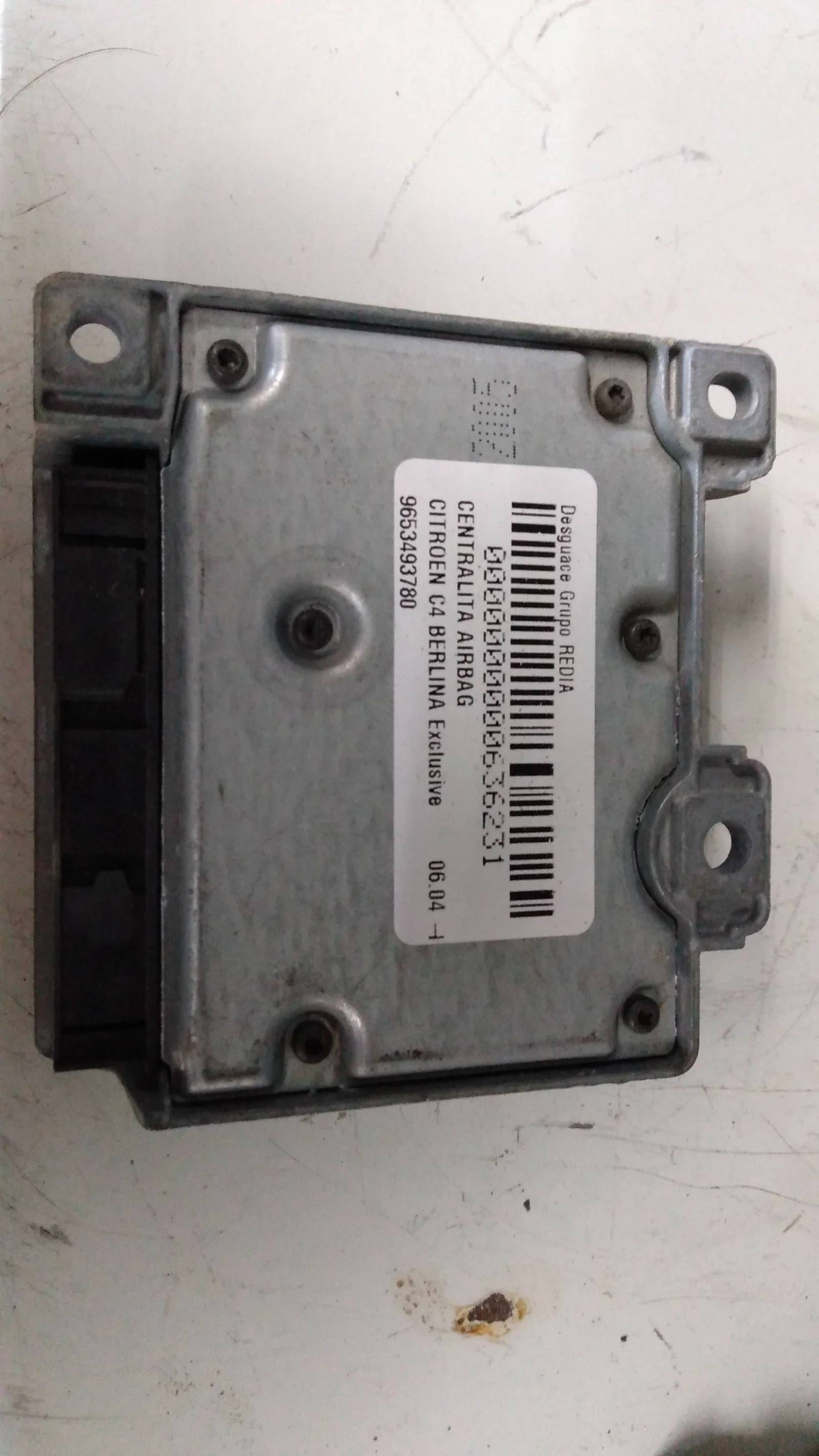 Foto de CENTRALITA AIRBAG CITROEN C4 COUPE 2.0 16V CAT (RFJ / EW10A) (140 CV / 103 KW) referencia 9653493780