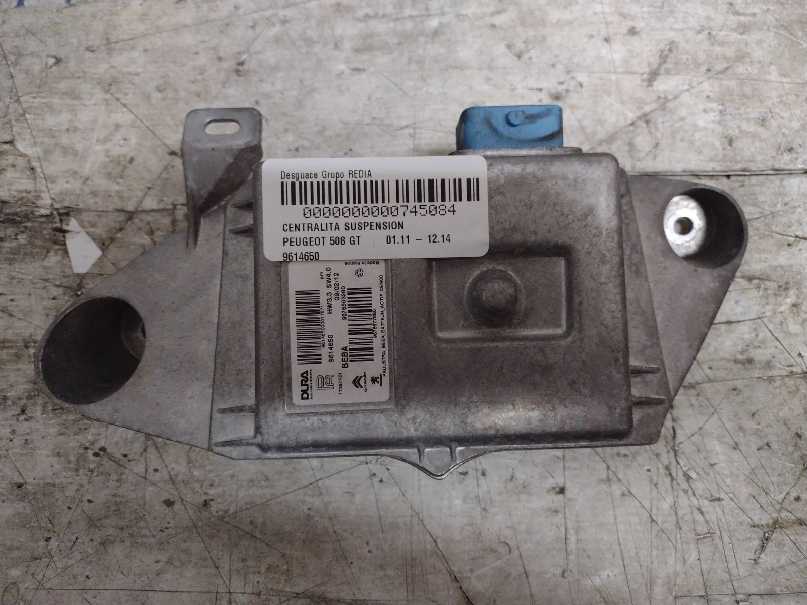 Foto de CENTRALITA SUSPENSION PEUGEOT 508 2.2 HDi FAP CAT (4HL / DW12C) (204 CV / 150 KW) referencia 9614650