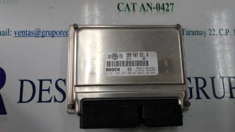 Foto de CENTRALITA MOTOR UCE AUDI A6 BERLINA (4B2) 2.8 V6 30V (193 CV / 142 KW) referencia 0261206387