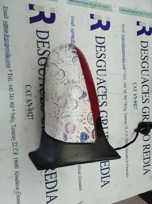Foto de RETROVISOR IZQUIERDO OPEL ZAFIRA A 2.2 16V DTI CAT (Y 22 DTR / L50) (125 CV / 92 KW) referencia 023655 foto 2