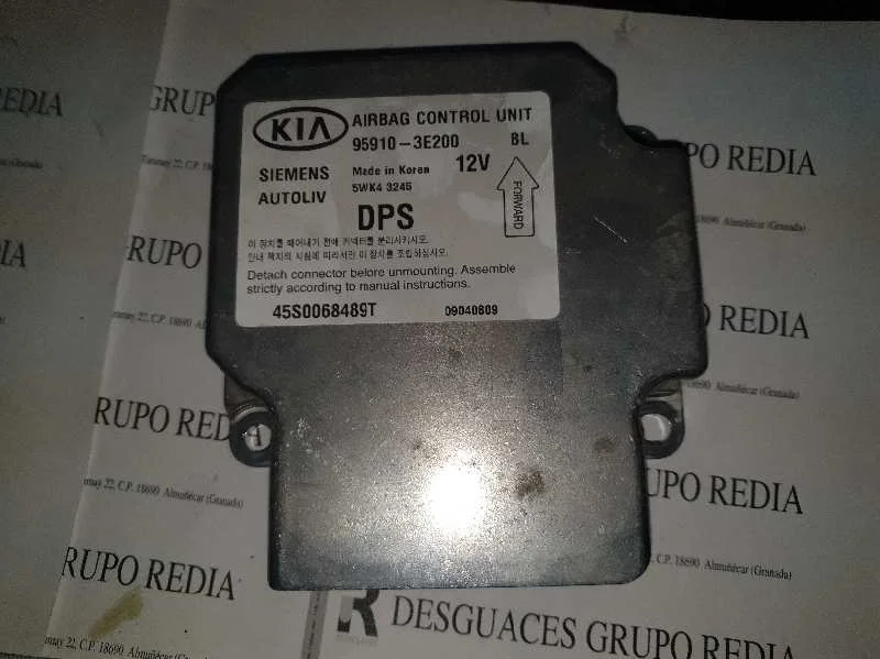 Foto de CENTRALITA AIRBAG KIA SORENTO (BL) referencia 959103E200