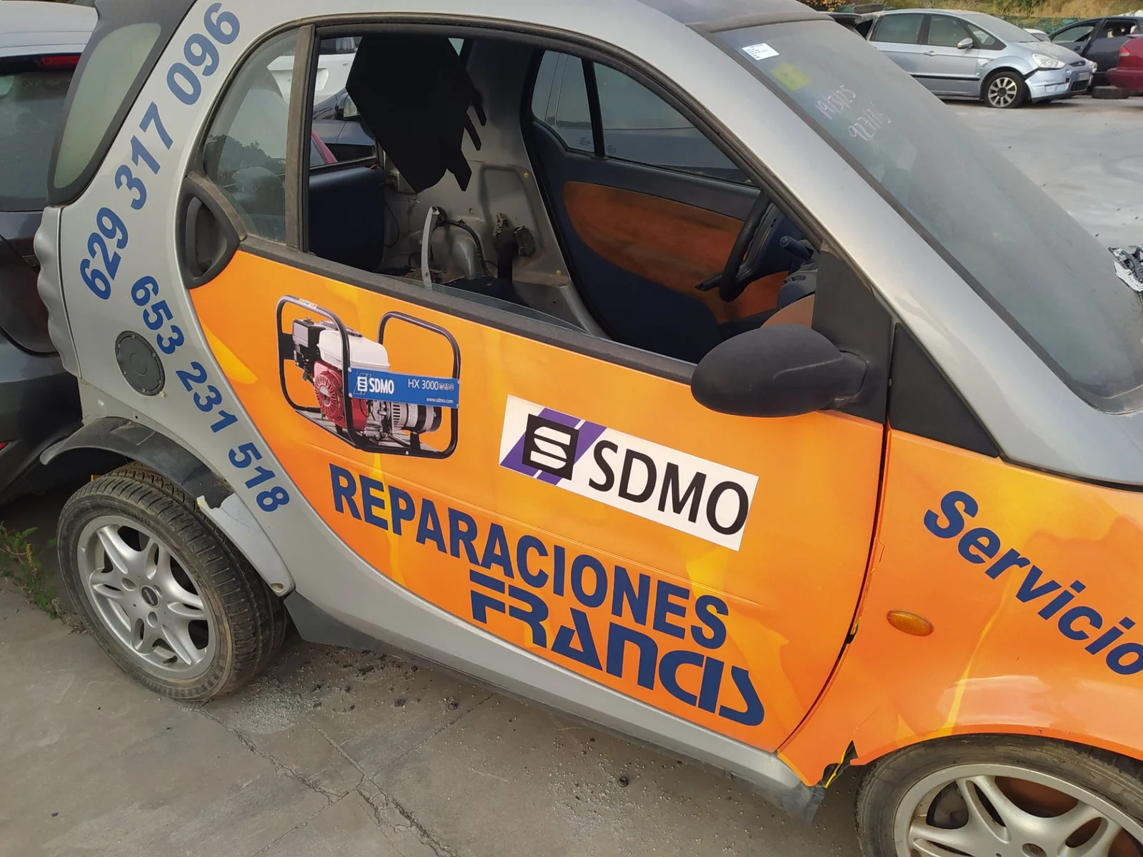 Foto de CERRADURA PUERTA DELANTERA DERECHA SMART CITY-COUPE 0.6 Turbo CAT (54 CV / 40 KW) referencia 4507200200