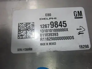 Foto de CENTRALITA MOTOR UCE OPEL ASTRA K BERLINA 5P 1.4 16V SIDI Turbo (125 CV / 92 KW) referencia 12679845 foto 3