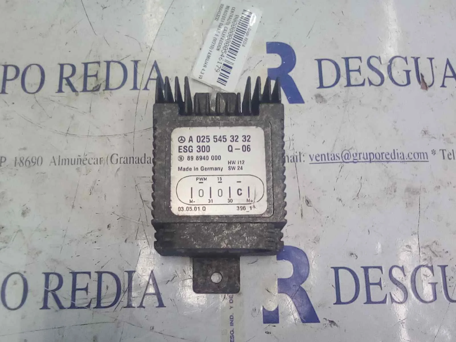 Foto de CENTRALITA CALEFACCION MERCEDES-BENZ CLASE E (BM 210) FAMILIAR referencia A0255453232