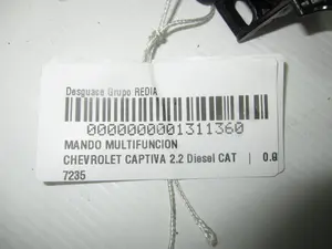 Foto de MANDO MULTIFUNCION CHEVROLET CAPTIVA 2.2 Diesel CAT (184 CV / 135 KW) referencia 7235 foto 5