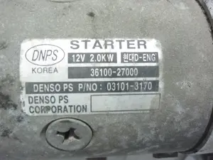 Foto de MOTOR ARRANQUE KIA CERATO (LD) 2.0 Turbodiesel CAT (113 CV / 83 KW) referencia 3610027000 foto 7