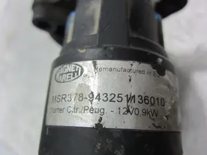 Foto de MOTOR ARRANQUE PEUGEOT 306 3/5 PT. / 4 PT. (S2) referencia MSR378943251136010 foto 3