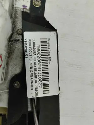 Foto de CERRADURA PUERTA DELANTERA DERECHA FORD FOCUS FAMILIAR (CAK) 1.6 16V CAT (101 CV / 74 KW) referencia XS41A21812CE foto 3
