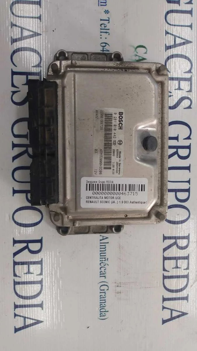 Foto de CENTRALITA MOTOR UCE RENAULT SCENIC I (JA...) 1.9 dTi Diesel (80 CV / 59 KW) referencia 0281010442