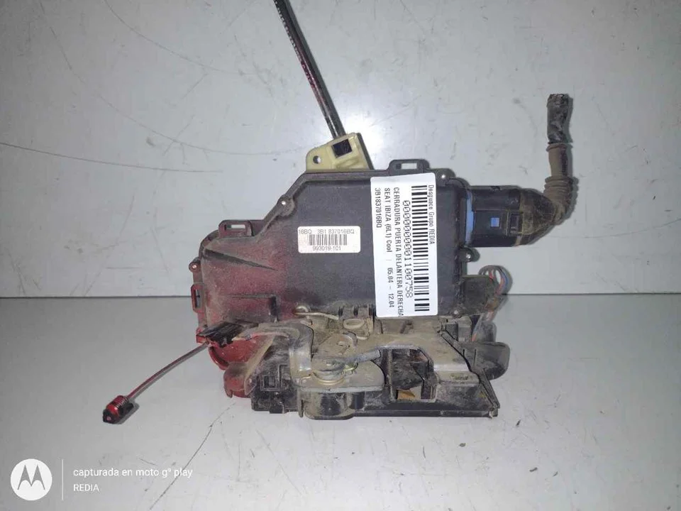 Foto de CERRADURA PUERTA DELANTERA DERECHA SEAT IBIZA (6L1) 1.9 TDI (101 CV / 74 KW) referencia 3B1837016BQ