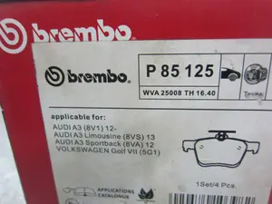 Foto de PASTILLAS DE FRENO VOLKSWAGEN GOLF VII VARIANT (BA5) referencia P85125 foto 5