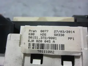 Foto de MANDO CALEFACCION / AIRE ACONDICIONADO SEAT IBIZA BERLINA (6J5) 1.2 12V (69 CV / 51 KW) referencia 6J820045A foto 4