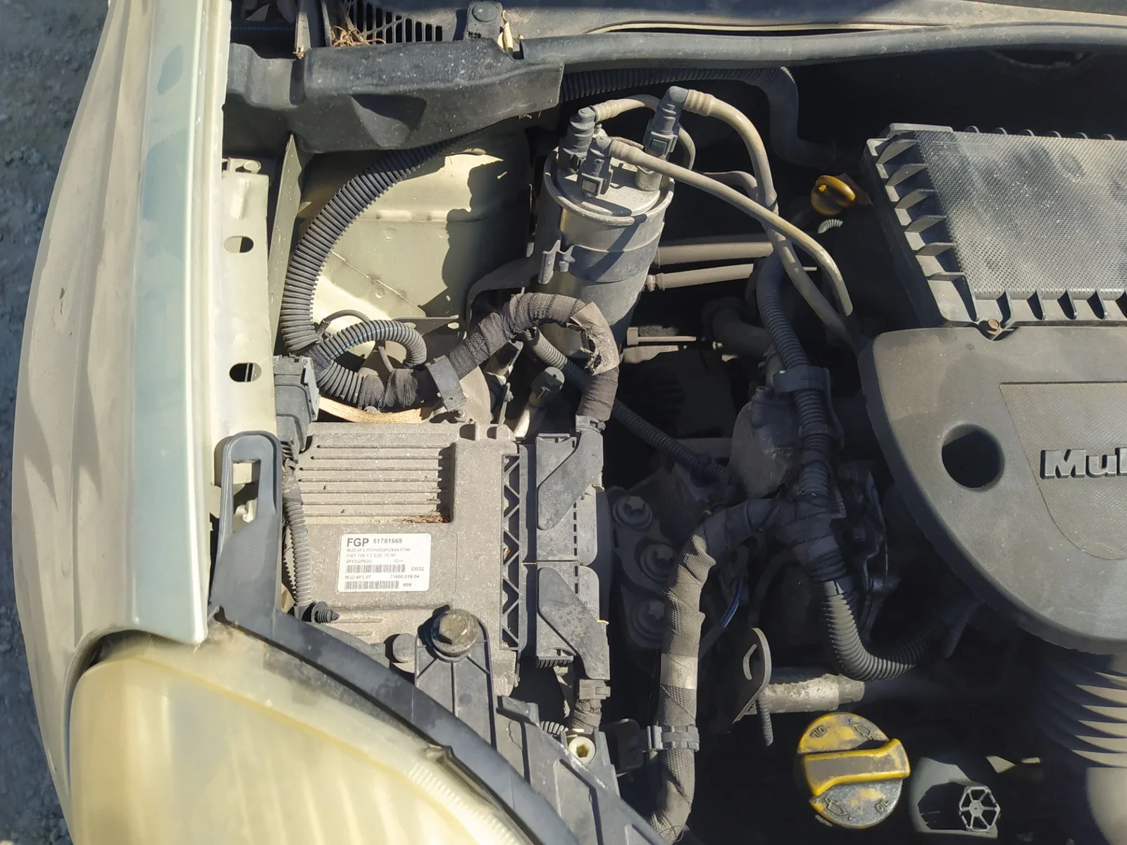 Foto de TUBOS AIRE ACONDICIONADO FIAT GRANDE PUNTO (199) 1.3 16V JTD CAT (75 CV / 55 KW) referencia 0051751099