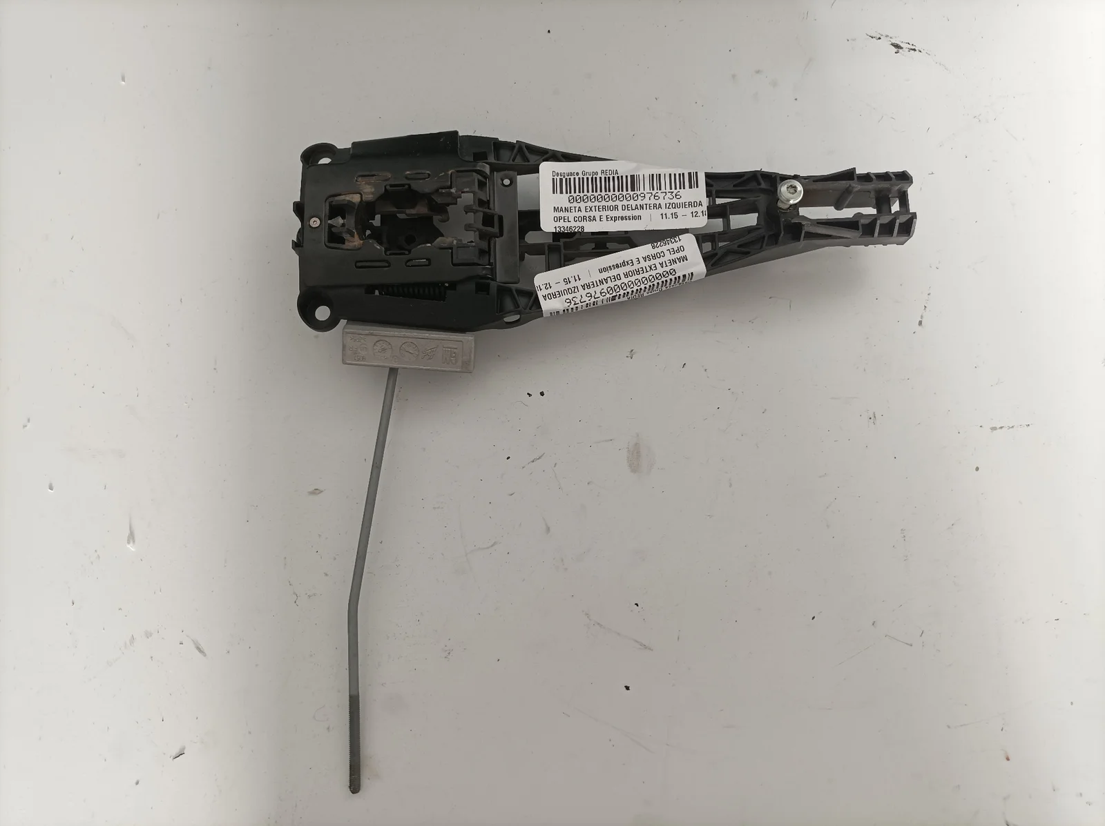 Foto de MANETA EXTERIOR DELANTERA IZQUIERDA OPEL CORSA E referencia 13346228