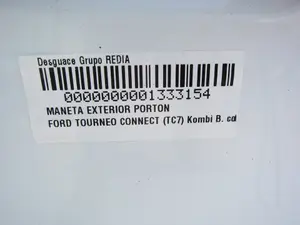 Foto de NO IDENTIFICADO FORD TOURNEO CONNECT (TC7) 1.8 TDCi CAT (75 CV / 55 KW) foto 2