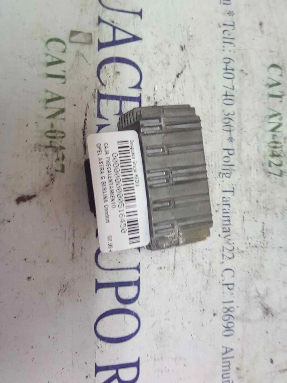 Foto de CAJA PRECALENTAMIENTO OPEL ASTRA G BERLINA 2.0 16V DI CAT (X 20 DTL / LD3) (82 CV / 60 KW) referencia 09132691