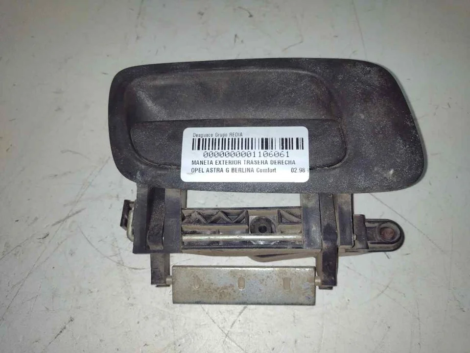 Foto de MANETA EXTERIOR TRASERA DERECHA OPEL ASTRA G BERLINA 2.0 16V DI CAT (X 20 DTL / LD3) (82 CV / 60 KW) referencia GM712