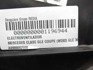Foto de ELECTROVENTILADOR MERCEDES-BENZ CLASE GLE (BM 292) COUPE 3.0 CDI CAT (258 CV / 190 KW) referencia A0999062500 foto 5