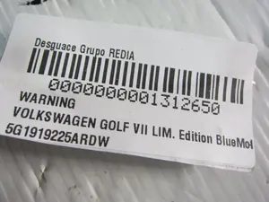 Foto de WARNING VOLKSWAGEN GOLF VII BERLINA (BQ1/BE2) 1.6 TDI (116 CV / 85 KW) referencia 5G1919225ARDW foto 7