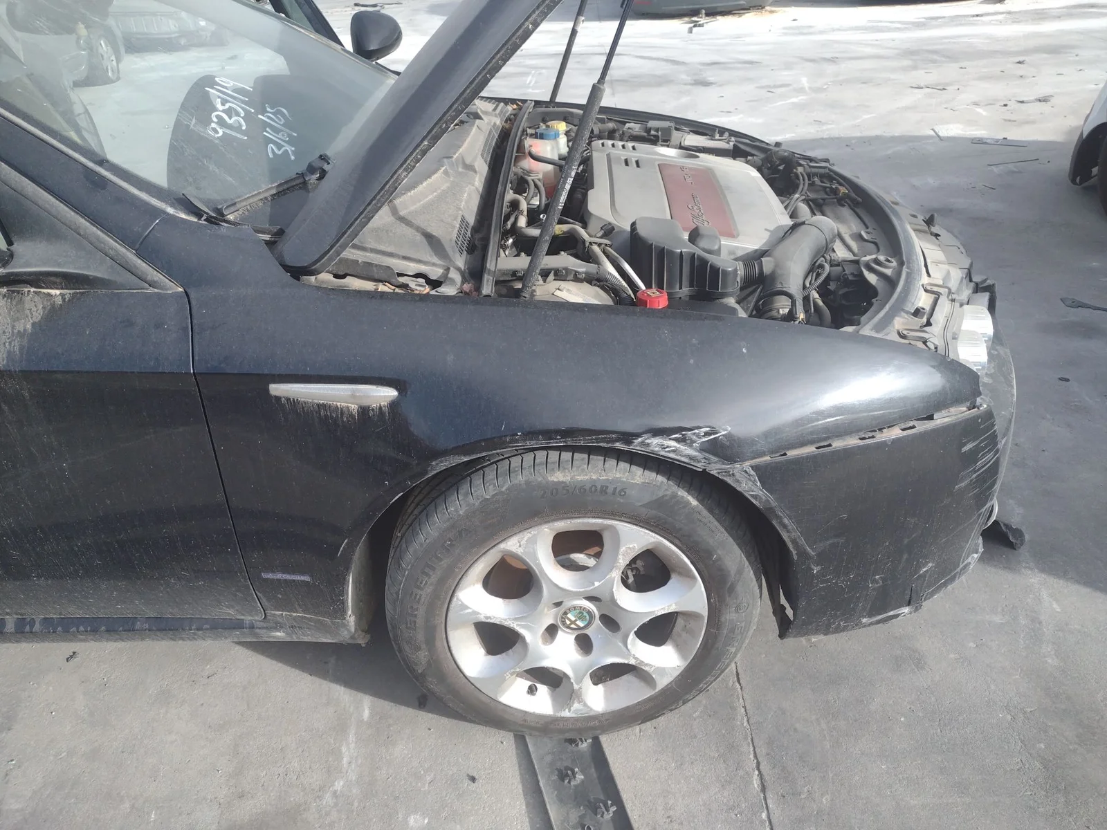 Foto de ALETA DELANTERA DERECHA ALFA ROMEO 159 (140) 1.9 JTD (M) 16V CAT (150 CV / 110 KW) referencia 96525707