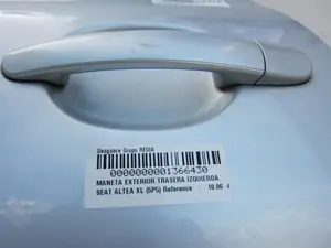 Foto de MANETA EXTERIOR TRASERA IZQUIERDA SEAT ALTEA XL (5P5) 1.9 TDI (105 CV / 77 KW) foto 2