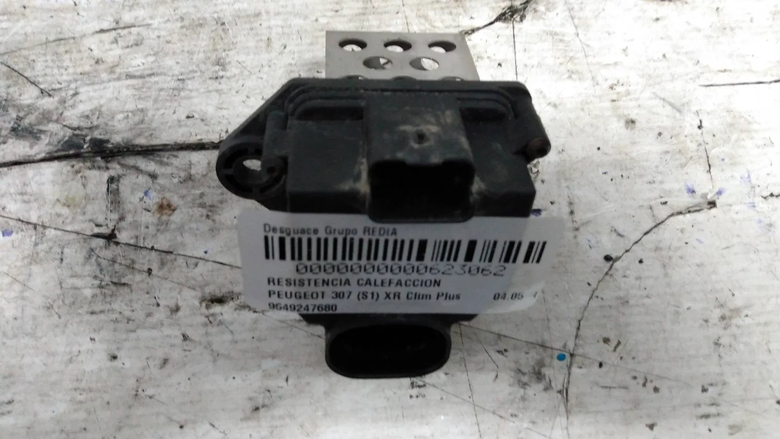 Foto de RESISTENCIA CALEFACCION PEUGEOT 307 (S1)(04.2001) referencia 9649247680