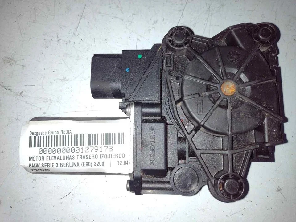 Foto de MOTOR ELEVALUNAS TRASERO IZQUIERDO BMW SERIE 3 BERLINA (E90) 2.0 16V Diesel (163 CV / 120 KW) referencia 71002603