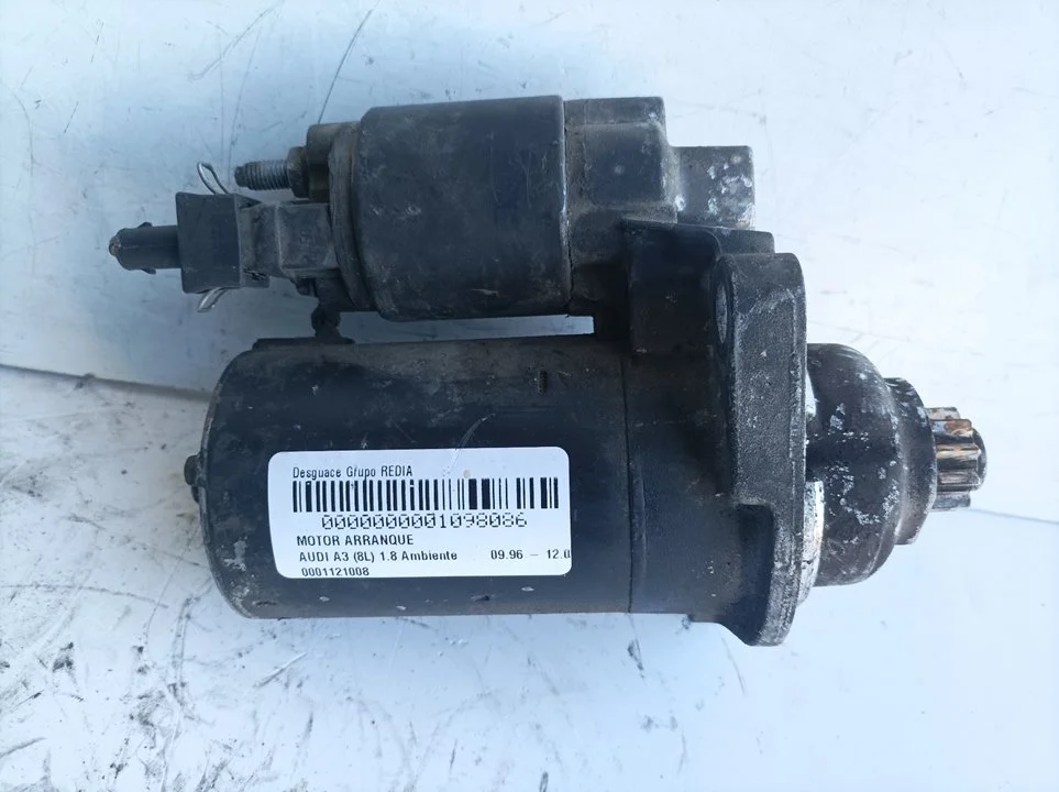 Foto de MOTOR ARRANQUE AUDI A3 (8L) 1.8 20V (125 CV / 92 KW) referencia 0001121008