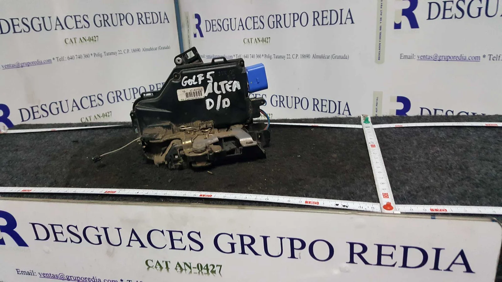 Foto de CERRADURA PUERTA DELANTERA DERECHA VOLKSWAGEN TOUAREG (7LA) referencia 16 3D1837016