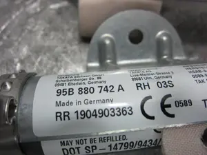 Foto de AIRBAG CORTINA DELANTERO DERECHO PORSCHE MACAN (95BA) referencia 95B880742A foto 3