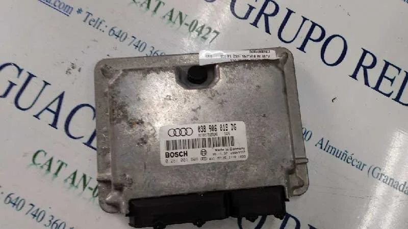 Foto de CENTRALITA MOTOR UCE AUDI A6 BERLINA (4B2) 1.9 TDI (110 CV / 81 KW) referencia 038906018DG