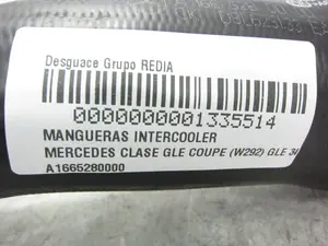 Foto de MANGUERAS INTERCOOLER MERCEDES-BENZ CLASE GLE (BM 292) COUPE 3.0 CDI CAT (258 CV / 190 KW) referencia A1665280000 foto 3