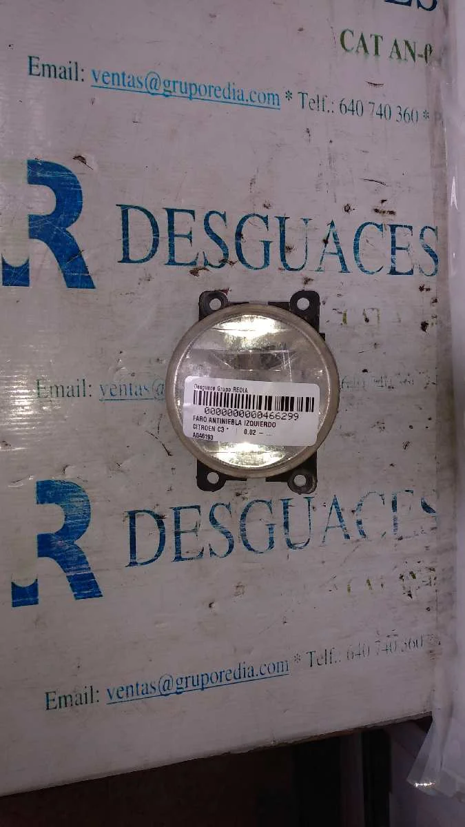 Foto de FARO ANTINIEBLA IZQUIERDO CITROEN C3 referencia A046193