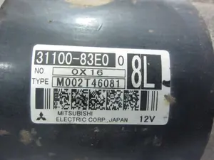Foto de MOTOR ARRANQUE SUZUKI WAGON R + (RB/MM) 1.3 16V CAT (76 CV / 56 KW) referencia 3110083E0 foto 6