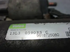 Foto de MOTOR ARRANQUE CITROEN C3 1.4 (73 CV / 54 KW) referencia 9618725080 foto 3