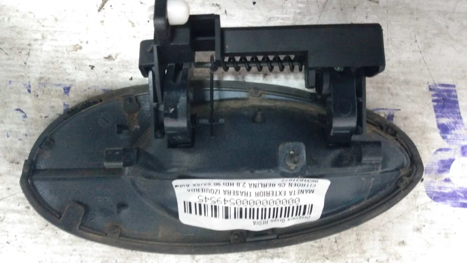 Foto de MANETA EXTERIOR TRASERA IZQUIERDA CITROEN C5 BERLINA referencia 9631831077