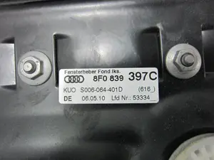Foto de ELEVALUNAS TRASERO IZQUIERDO AUDI A5 CABRIOLET (8F7) 2.7 V6 24V TDI (190 CV / 140 KW) referencia 8F0839397C foto 4