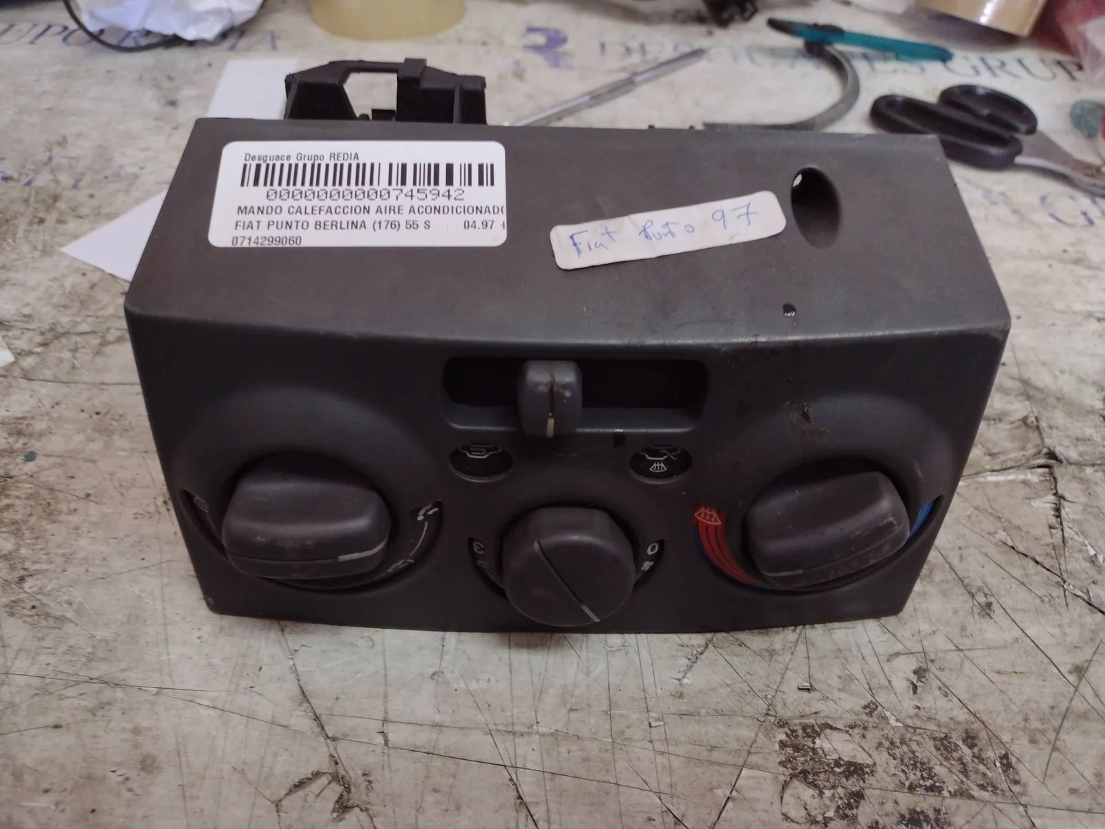 Foto de NO IDENTIFICADO FIAT I PUNTO (176) BERLINA 1.1 (54 CV / 40 KW) referencia 0714299060